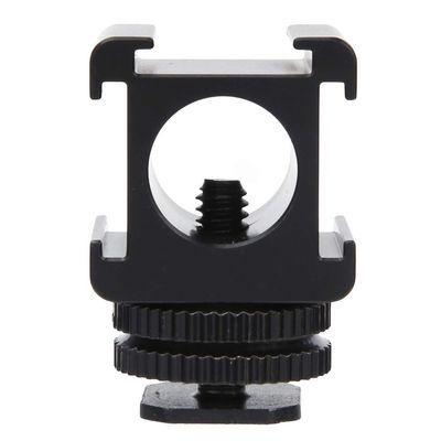 Camera Hot Shoe Mount Adapter Aluminum Alloy Solid Lightweight Portable for Professional Photography