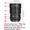 7artisans 60mm F2.8 Macro 2X Lens for Sony E Mount,2:1 Full Frame Prime Manual Focus Large Aperture Lens for Mirrorless Cameras for FX,A1,A9,A7M,A7R,A7S,A7C,ZVE,A6000,A5000,A3000,NEX view 2