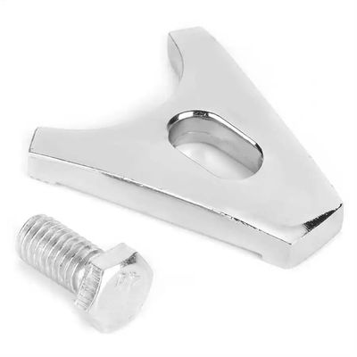 Distributor Clamp Chrome Steel Hold Down BBC Compatible with V8 V6 Chrome Steel Distributor Clamp Car Accessories