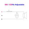 JOTXAW 260W 500/530Hz Subwoofer Frequency Divider Home Theater HiFi Heavy Bass Speaker DIY Car Audio Crossover Filter view 3