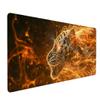 Large Extended Gaming Mouse Pad with Stitched Edges, Durable Non-Slip Natural Rubber Base, Waterproof Computer Keyboard Pad Mat for Esports Pros/Gamer/Desktop/Office/Home- (Yellow,Animal) 36"X16" R-P5 view 1