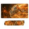 Large Extended Gaming Mouse Pad with Stitched Edges, Durable Non-Slip Natural Rubber Base, Waterproof Computer Keyboard Pad Mat for Esports Pros/Gamer/Desktop/Office/Home- (Yellow,Animal) 36"X16" R-P5 view 2