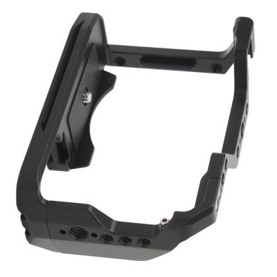 Camera Cage Aluminum 1/4inch Screw Hole 3/8inch Threaded Hole Cold Shoe Port for Arca 38MM Slide Slot Camera Cage Extension Frame for A6700