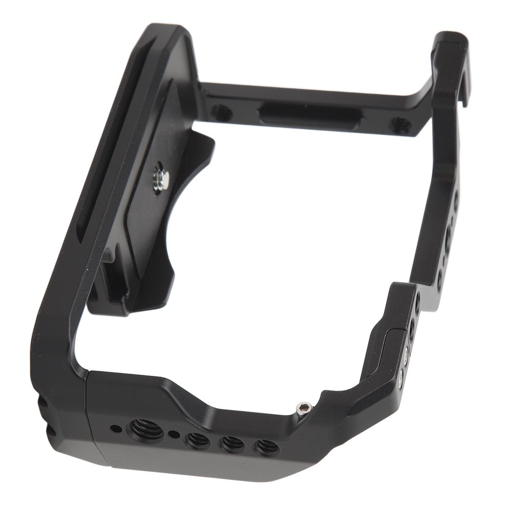Camera Cage Aluminum 1/4inch Screw Hole 3/8inch Threaded Hole Cold Shoe Port for Arca 38MM Slide Slot Camera Cage Extension Frame for A6700