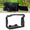 Camera Cage Aluminum 1/4inch Screw Hole 3/8inch Threaded Hole Cold Shoe Port for Arca 38MM Slide Slot Camera Cage Extension Frame for A6700 view 3