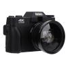 4K Digital Camera High Definition 56MP Rotating 16X Zoom for Travel Camping view 3