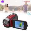 GOWENIC Video Camera Camcorder, 1080P 16MP Digital Camera with 2.4 Inch Rotatable Screen 16X Digital Zoom Handheld Video Recorder, Anti Shake, Loop Video Recording (Red) view 2