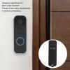 Backplate for Blink Video Doorbell Plastic Doorbell Back Plate Replacement Part with Mount Accessory (Black) view 2