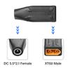 SinLoon 2 Pack XT60 to DC5521 Adapter XT60 to DC 5.5mm X 2.1mm Wireless for TS100 Soldering Iron, FPV Monitor Power,Drone (XT60 Male to DC Female) view 2