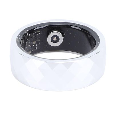 CCYLEZ Smart Ring Sleep Tracking, Water and Sweat Health Monitoring, Minimalist Look, for iOS and, 57 Days Working Features, Smart Fitness Tracker Ring (No. 18)