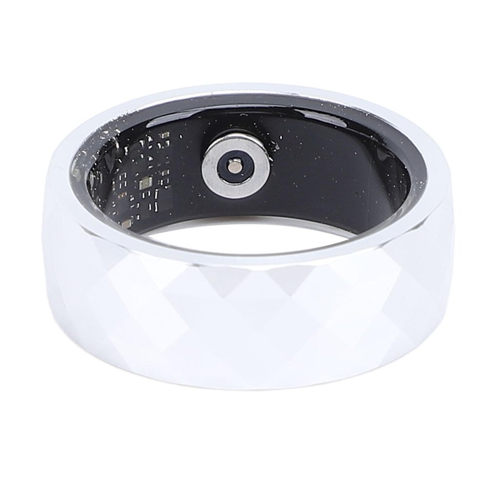 CCYLEZ Smart Ring Sleep Tracking, Water and Sweat Health Monitoring, Minimalist Look, for iOS and, 57 Days Working Features, Smart Fitness Tracker Ring (No. 18)