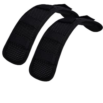 ZINMARK 2-Pack Shoulder Pad Anti-Slip Cushion Breathable Pad for for Laptop Bags, Messenger Bags, Briefcase Bags, Luggage Bags, Tool Bags, Travel Bags and Most Bags, Black