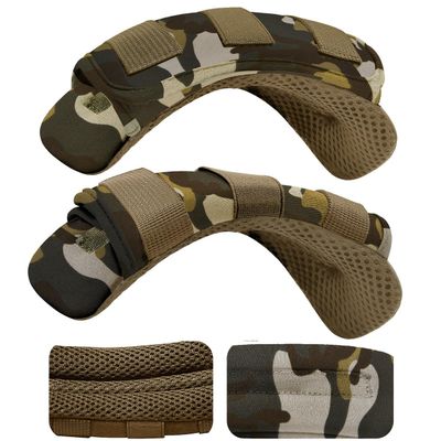 ZINMARK 2-Pack Shoulder Pad Ultra-Thick Tactical Vest Cushion for Laptop Bags, Messenger Bags, Briefcase Bags, Luggage Bags, Tool Bags, Travel Bags and Most Bags, Camouflage Green