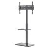 Afaloona Universal Floor TV Stand,TV Floor Mount Stand with Removable Shelf for 32-75 inch TV up to 110 lbs, Swivel and Height Adjustable Tall TV Stand for Bedroom,Office(TCP01-2-M-A02) view 1