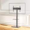 Afaloona Universal Floor TV Stand,TV Floor Mount Stand with Removable Shelf for 32-75 inch TV up to 110 lbs, Swivel and Height Adjustable Tall TV Stand for Bedroom,Office(TCP01-2-M-A02) view 2