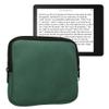 kwmobile Canvas Protective Cover Compatible with 6,8-7" eReader Cover - Canvas Cover for e-Reader with Zip - Dark Green view 1