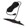 Car Reverse Backup System, 4 Sensors Parking Assistance Kit with LED Display Buzzer Alarm for Safe Driving ABS Black view 1