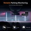 Dash Cam 4K Front and 1080P Rear Dash Cam G Sensor 24H Parking Monitoring Loop Recording APP Control with 170Wide Angle view 3