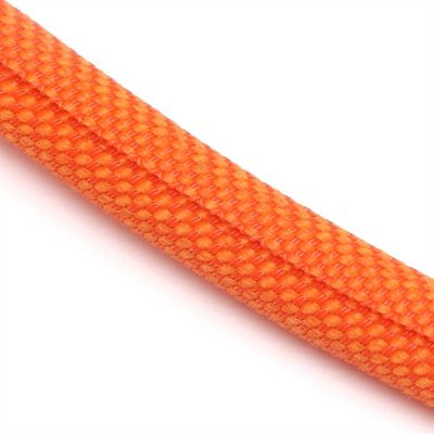 EASYFA Wrap Self Close Sleeved Cable Protecter, Self Closing PET Expandable Braided Sleeve, Self-Closed Cable Organiser(Orange,25MM*1M)