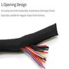EASYFA Wrap Self Close Sleeved Cable Protecter, Self Closing PET Expandable Braided Sleeve, Self-Closed Cable Organiser(Orange,25MM*1M) view 4