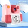 Reekei Kids Instant Print Camera  1080P HD Selfie & Video Camera with 2.0 Screen, 180 Rotating Lens, 3 Rolls Thermal Print Paper (270 Prints), Lanyard  Ideal Gift for Ages 312, Pink view 2