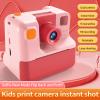 Reekei Kids Instant Print Camera  1080P HD Selfie & Video Camera with 2.0 Screen, 180 Rotating Lens, 3 Rolls Thermal Print Paper (270 Prints), Lanyard  Ideal Gift for Ages 312, Pink view 3