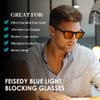 FEISEDY Fashion Blue Light Blocking Glasses for Men Women Computer Gaming Glasses Anti Eyestrain Sleeping Glasses B1225 view 2