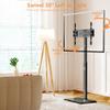 Afaloona Universal Floor TV Stand,TV Floor Mount Stand for 32-75 inch TV up to 110 lbs, Swivel and Height Adjustable Tall TV Stand for Bedroom,Office(TCP01-M-A02) view 3