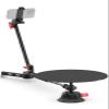 360 Spinning Camera rig, 360 Degree Spinner with 43.3in Extension Poles Professional Photography Turntable Rotating Camera Slider 360 Rotating Shooting Suction Cup Base with Multiple Interfaces view 1