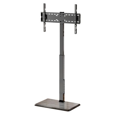 Afaloona Universal Floor TV Stand,TV Floor Mount Stand with Power Outlet for 32-75 inch TV up to 110 lbs, Swivel and Height Adjustable Tall TV Stand for Bedroom,Office(TCP01-M-A01)