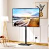 Afaloona Universal Floor TV Stand,TV Floor Mount Stand with Power Outlet for 32-75 inch TV up to 110 lbs, Swivel and Height Adjustable Tall TV Stand for Bedroom,Office(TCP01-M-A01) view 3