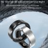 CCYLEZ Smart Ring, Health Tracker, Fitness Data Monitoring, Stainless Steel, BLE5.1, 18mAh Battery, 50M Waterproof, for CyFit App, Stylish Design (#9) view 2