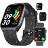 Digital Watch with 2" HD Color Screen, 45 Days Long Battery, IP68 Waterproof, Answer/Make Call/Quick Reply/AI Voice Assistant, 100+ Sport Modes, Health Fitness Tracker for Android and iOS (Black) view 1