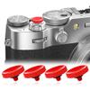Camear Shutter Button Metal Brass Knurled Soft Shutter Release Button Camera Button for Better Balance and Grip (Red) view 1