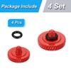 Camear Shutter Button Metal Brass Knurled Soft Shutter Release Button Camera Button for Better Balance and Grip (Red) view 2
