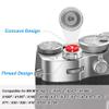 Camear Shutter Button Metal Brass Knurled Soft Shutter Release Button Camera Button for Better Balance and Grip (Red) view 3