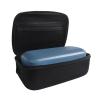 ciciglow Speaker Case, Portable EVA Hard Shell Case with Extra Mesh Pocket, Water Proof Speaker Storage Travel Bag with Handle, Black view 3