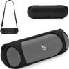 Ferbao Silicone Case for Beats Pill 2024,Travel Carrying Case with Shoulder Strap for Beats Pill 2024 Wireless Bluetooth Speaker (Black) view 1