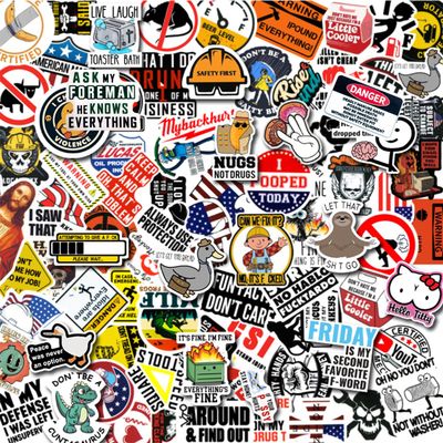 150pcs Funny Stickers for Adults Prank Meme Hilarious Sticker Pack for Laptop Hard Hat Work Computers Water Bottles Funny Vinyl Waterproof Decals (150)