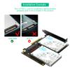 Dual U.2 SSD to PCIe 4.0 X8 Adapter, Support 2 x U.2 SSD or Soft Raid, Without PCI-e Splitter Function (PCIe Bifurcation Motherboard is Required) view 4