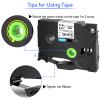 Compatible for Brother P-Touch Heat Shrink Tubing Label Tape HSe-611 HSe611 HS611 HS-611 Black on Yellow and 5PK HSe211 HSe-211 HS-211 HS211 Black on White 5.8mm 0.23'' view 4