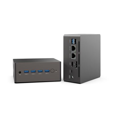 Mini PC, 8 Cores i3-N305(up to 3.8GHz) 8C/8T, 16GB RAM 512GB SSD Dual 2.5G LAN, 7 USB Ports Mini Desktop Computers Windows 11, 4K Triple Display, Type-C, WiFi 6, BT5.2, Micro PC for Home Office