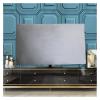 HDNSAUD TV Cover Velvet Fabric TV Cover 43inches 55 Inches 65 Inches Hanging TV Cover Dust Cover Desktop(Velvet Dark Green,50 inches) view 4