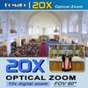 FoMaKo HDMI PTZ Camera AI Auto-Tracking Gen 3, 20x Optical Zoom IP USB3.0 HDMI Camera for Church Services Worship Education,FMK12UH Pro(20x)-B,Black Color view 3