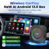 CarlinKit 3-in-1 CarPlay AI Box 2026 Wireless CarPlay Android 13.0 AI Box Video Adapter,Support NetfIix/YouTube TikTok, 8-Core SM6115/4G/GPS+Glonass/4+64G view 2