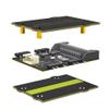 5V 3PIN A-RGB Fan Controller, 5V Lighting Controller, Computer Atmosphere RGB LED Synchronization Controller for Desktop PC view 2