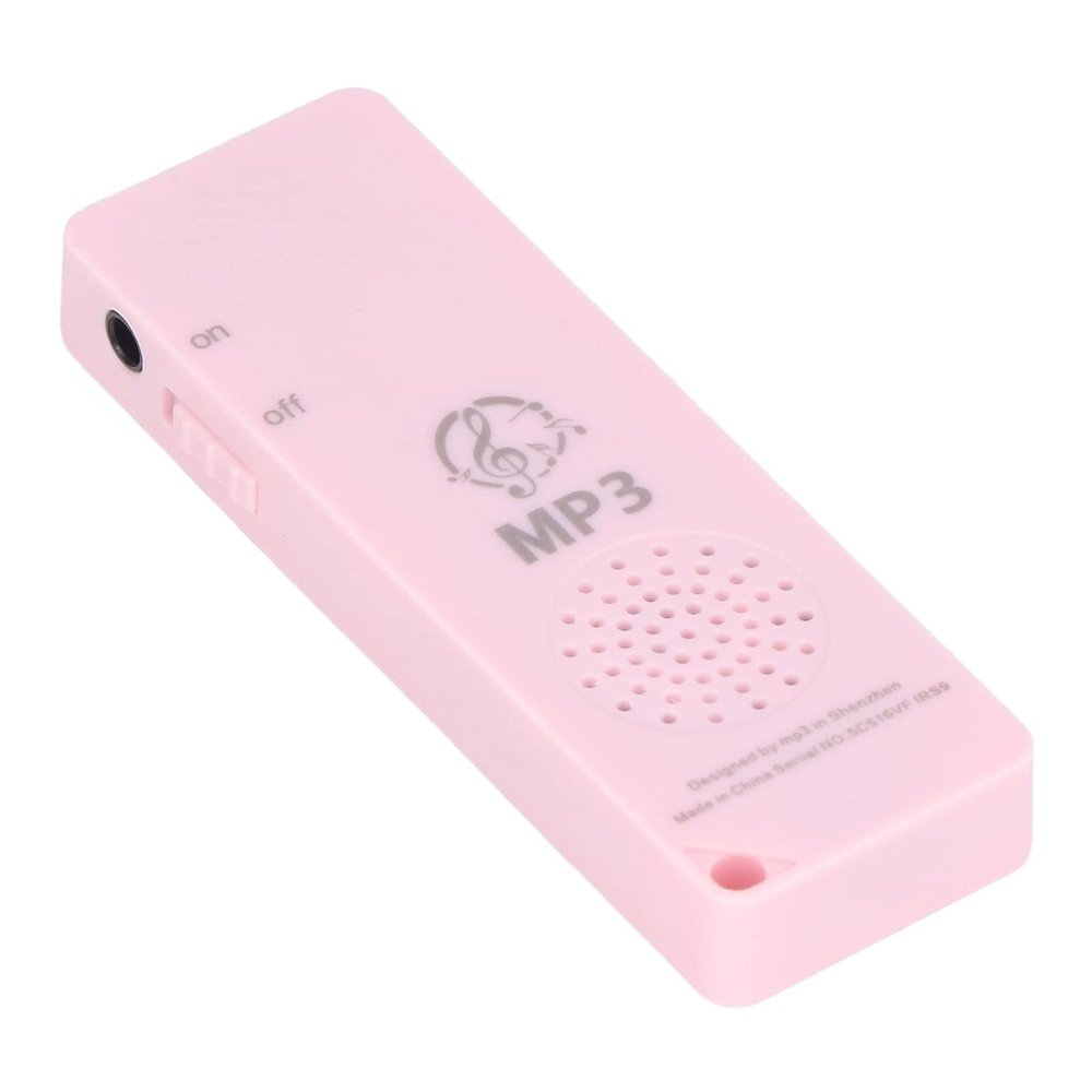 Masyrt Portable Mini MP3 Player with Lossless Sound Quality, Multifunctional Features, Supports Up to 64GB Memory Card - Ideal for Students (p Ink)