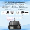 Gigabit PoE Switch, 2 Port Gigabit Ethernet Switch, Ethernet Splitter, Non-PoE to PoE Adapter, Network Hub 1 in 2 Out, Supplies POE (15.4W) or PoE+ (30W), Plug & Play, Distance Up to 328 Ft. view 3