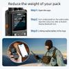 KSUN Ham Radio Handheld Support Bluetooth App Programming Ham Radios Equipped with a 1.77-inch Color Display NOAA Weather FM Radio for Hiking, Security, Rescue UV110D view 4