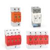 AC SP1 Surge Protective Device 2P SPD Arrester Low Voltage House 1/2 Pole Surge Protection AC385V 20ka~40KA 60KA 80KA 100KA 1Pcs(Orange,AC385V_60-100KA_2P) view 2
